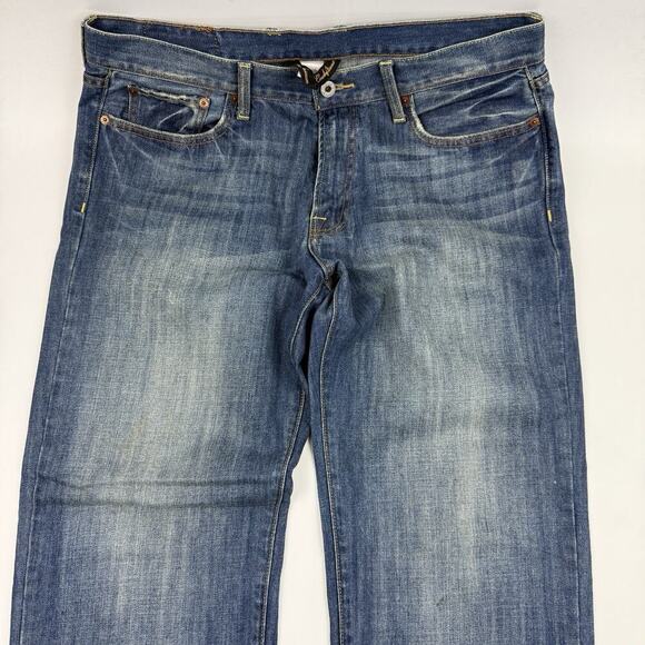 Lucky Brand Vintage Straight Denim Blue Jeans Tag Sz 34 (Actual 37x34) Cotton - Picture 3 of 15